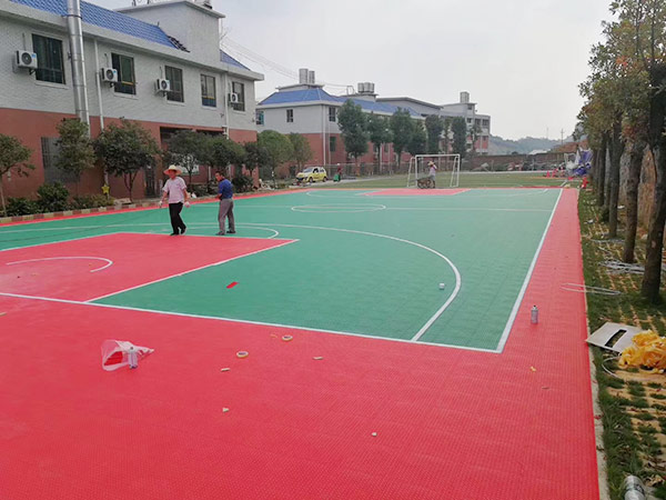 桂阳铭郡学校足球场